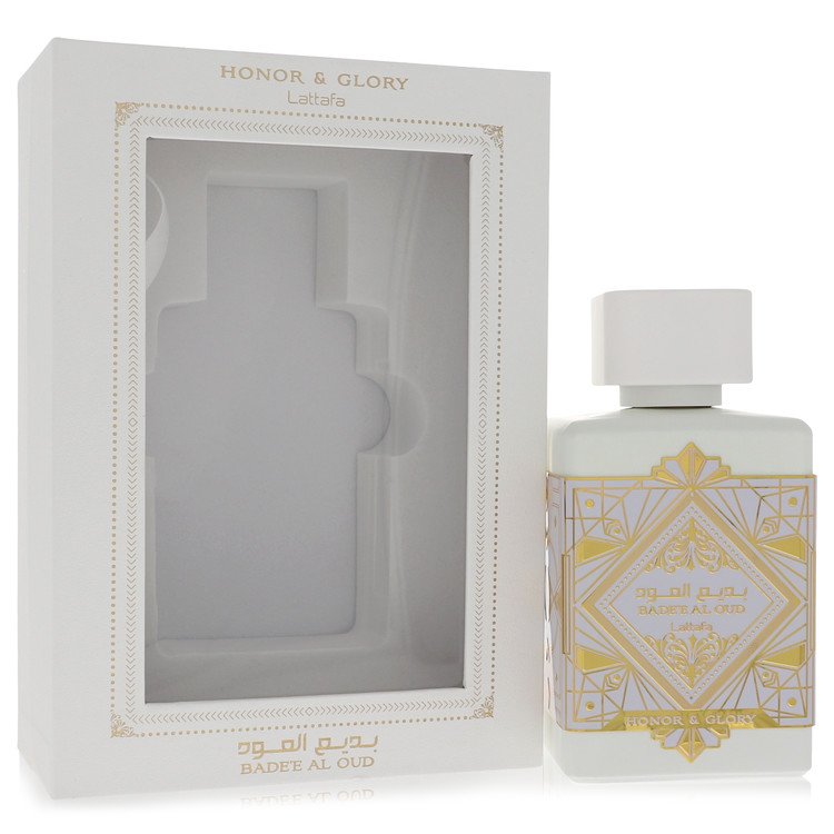Lattafa Badee Al Oud Honor &amp;amp; Glory by Lattafa Eau De Parfum Spray (Unisex) 3.4 oz for Men