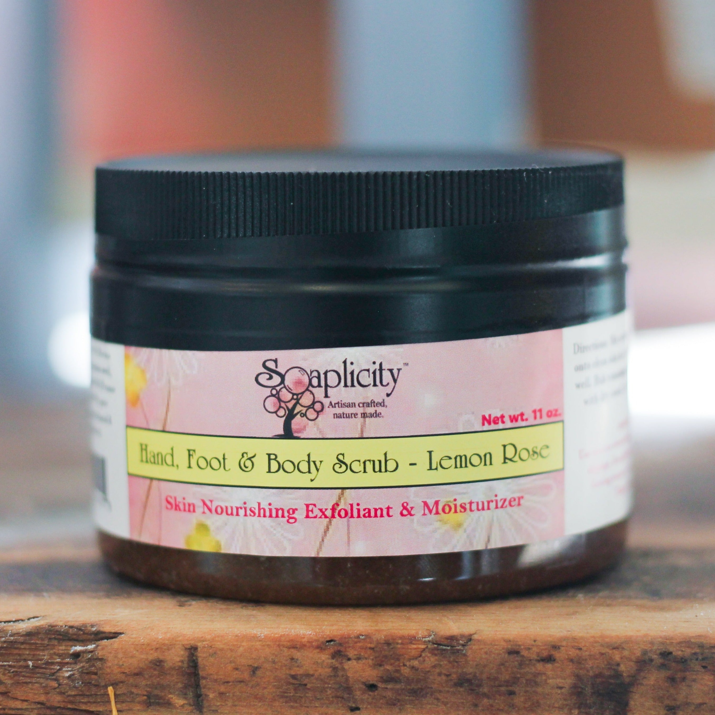 Lemon Rose Hand, Foot &amp;amp; Body Sugar Scrub