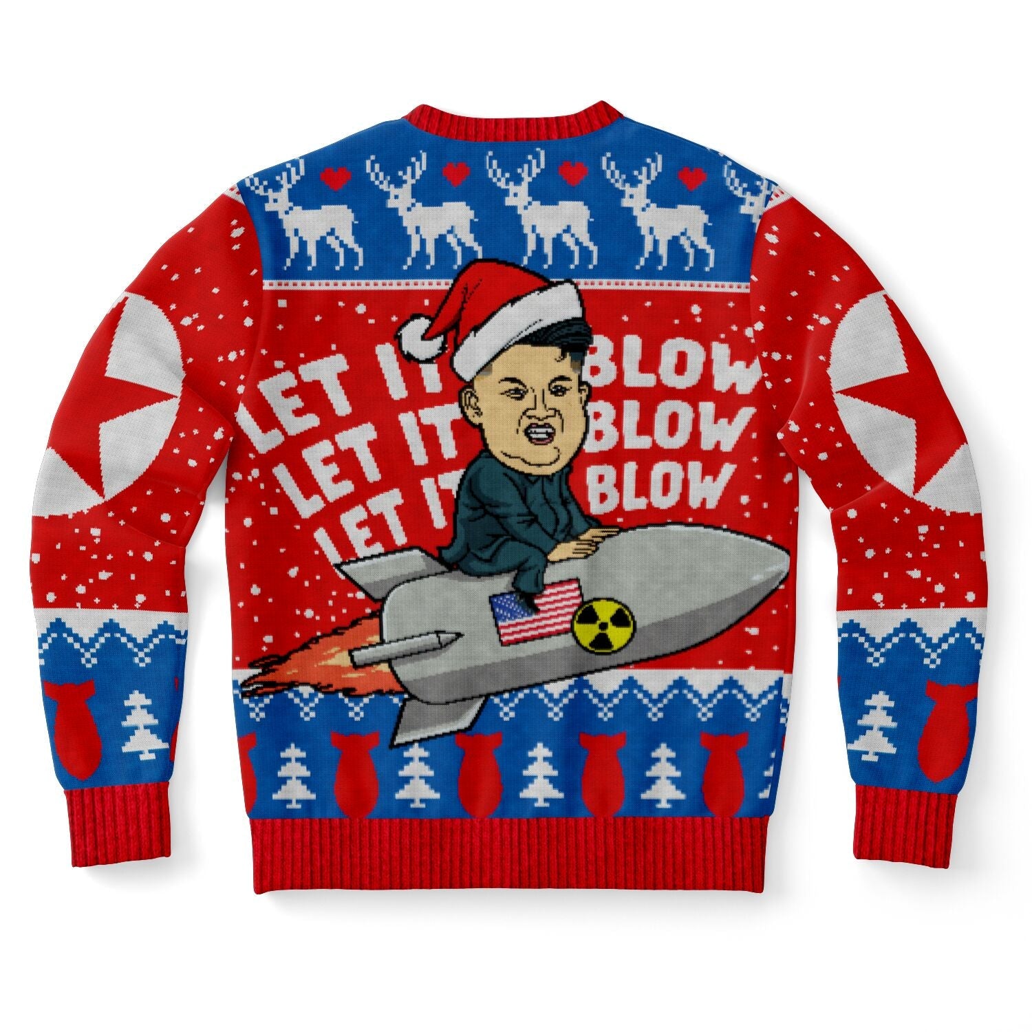 Let it Blow Kim Jung Un Christmas Sweatshirt