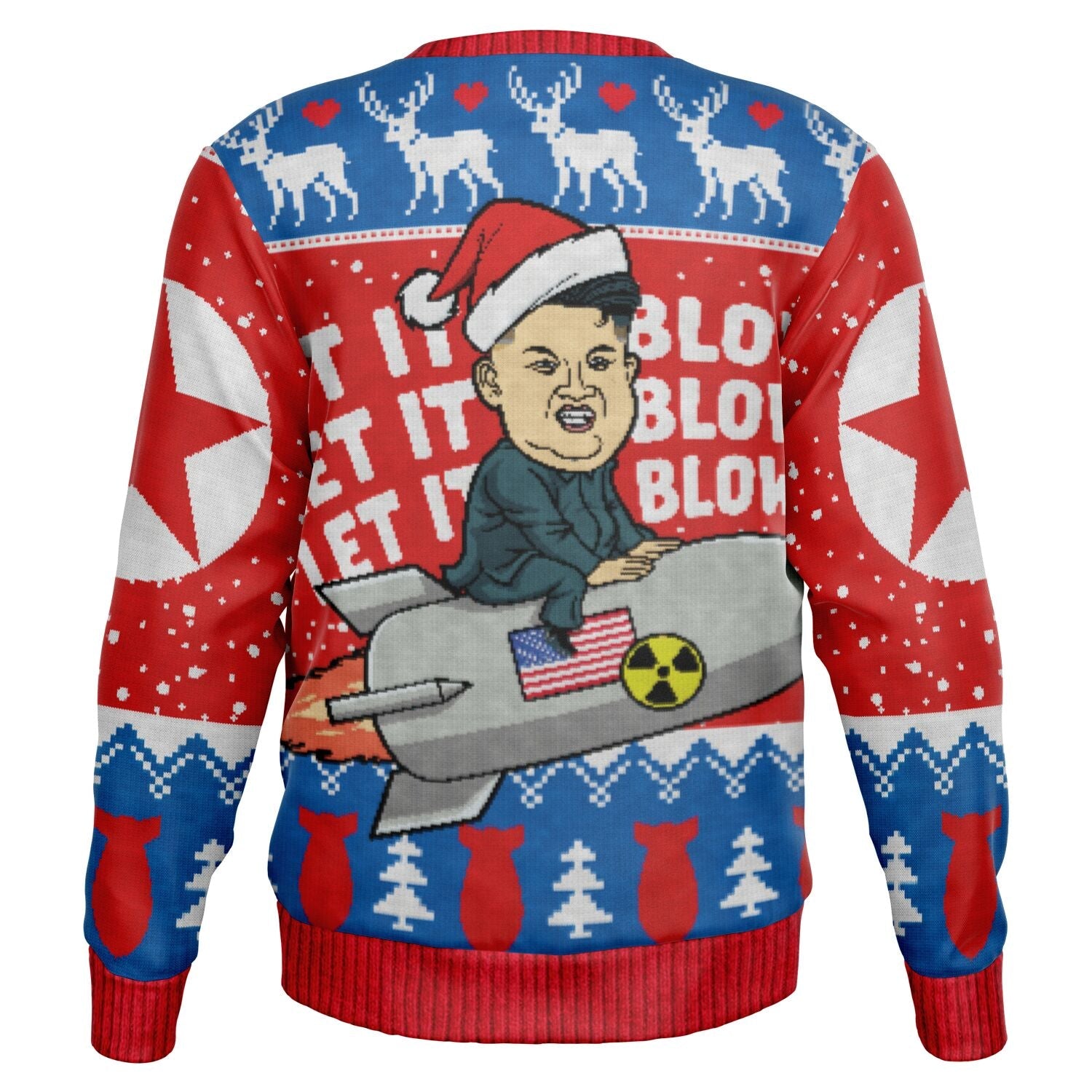 Let it Blow Kim Jung Un Christmas Sweatshirt