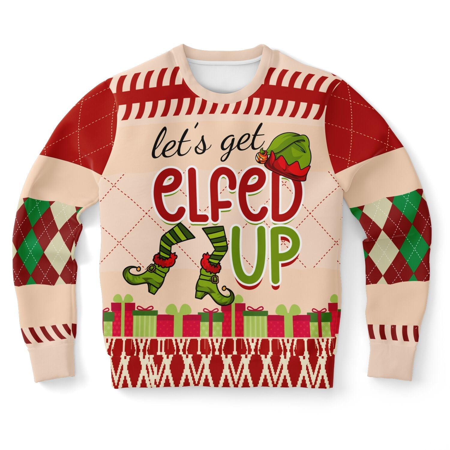 Let’s Get Elfed Up Christmas Sweatshirt
