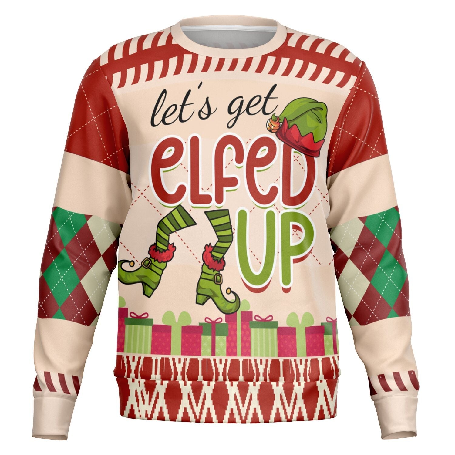 Let’s Get Elfed Up Christmas Sweatshirt