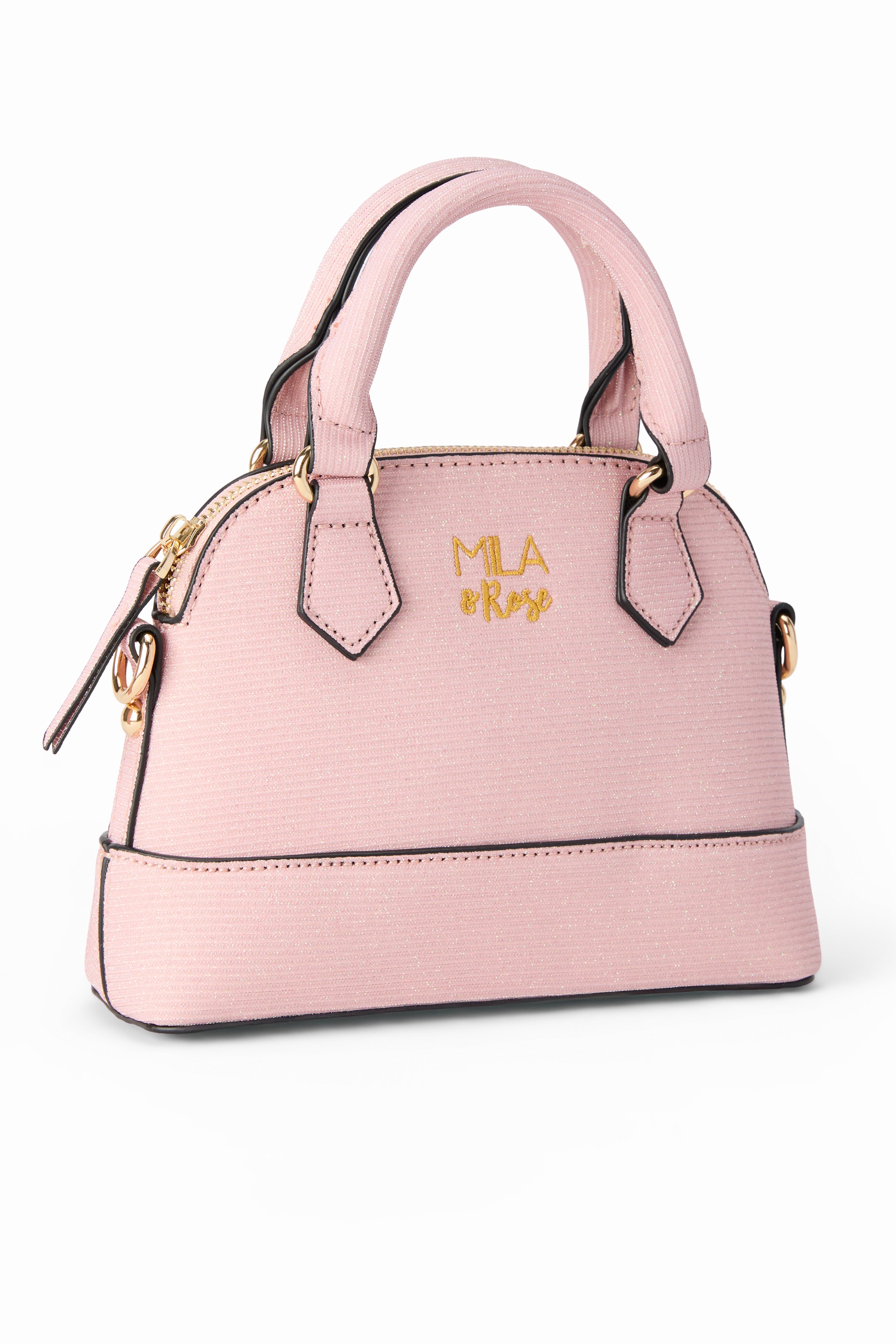 Light Pink Shimmer Girl&amp;#39;s Crossbody Purse