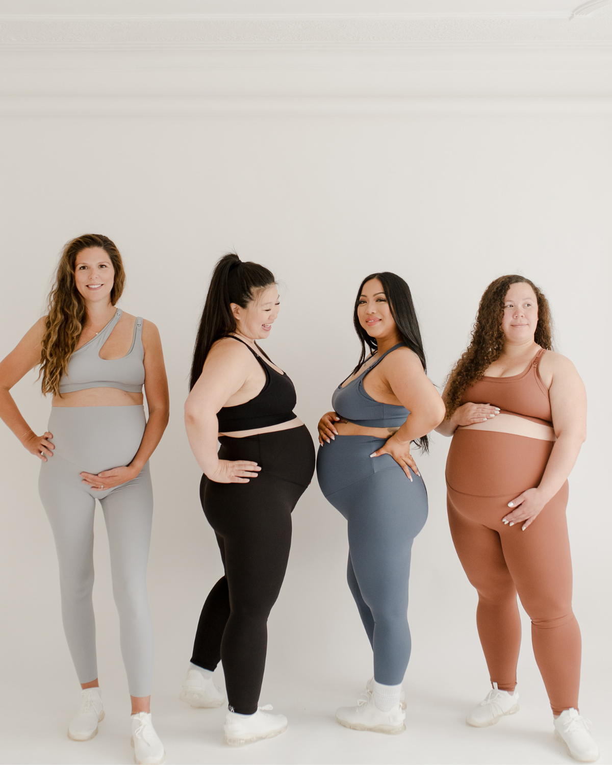 AXK CORE Classic Maternity Legging - Light Gray