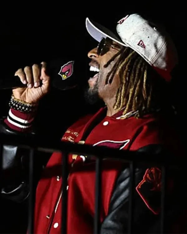 Lil Jon 2025 Halftime Show Cardinals Varsity Letterman Jacket