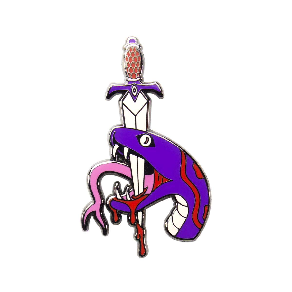 Lockjaw - Dagger Snake Enamel Pin