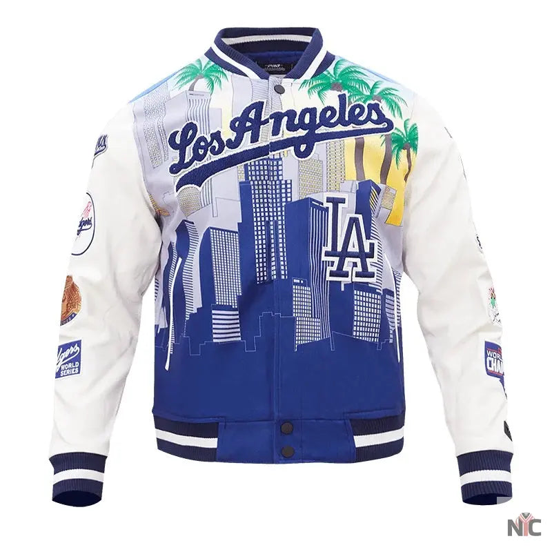 Los Angeles Dodgers Remix Wool Varsity Jacket