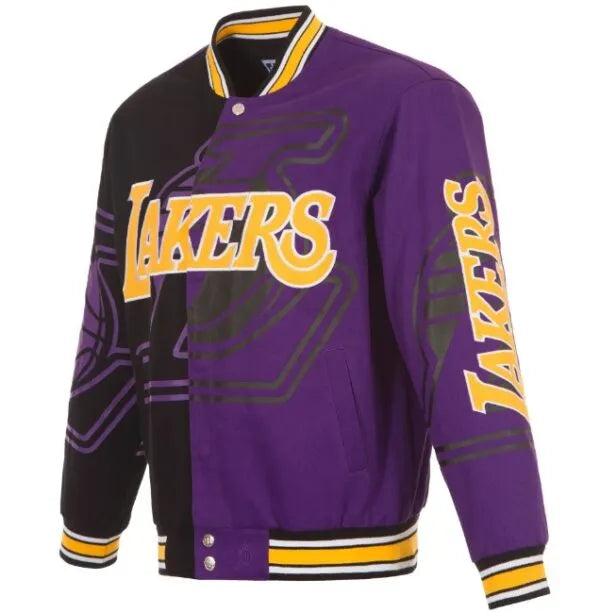 Los Angeles Lakers Purple and Black Jacket