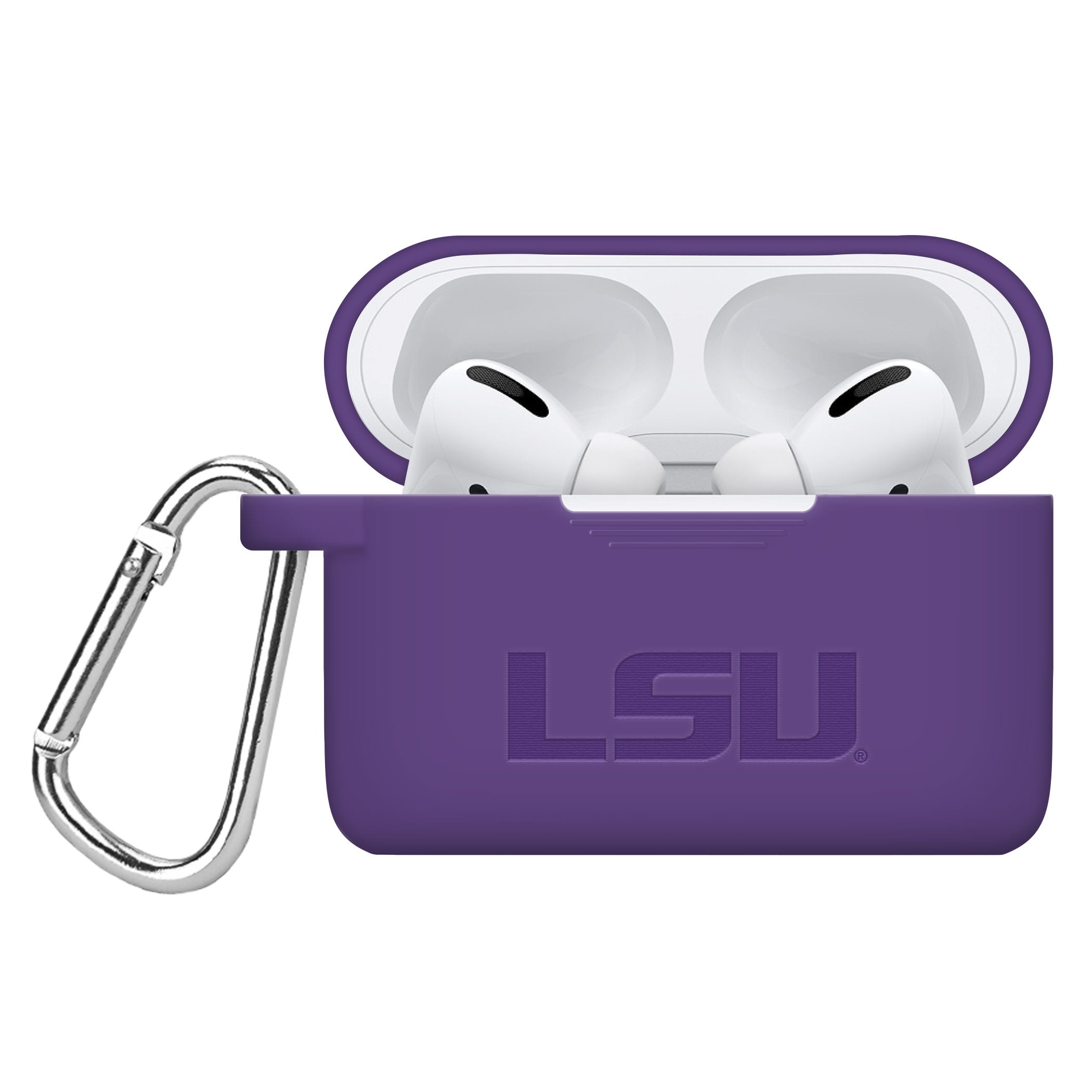LSU Tigers Engraved AirPods Pro 1 &amp;amp; 2 Case Cover