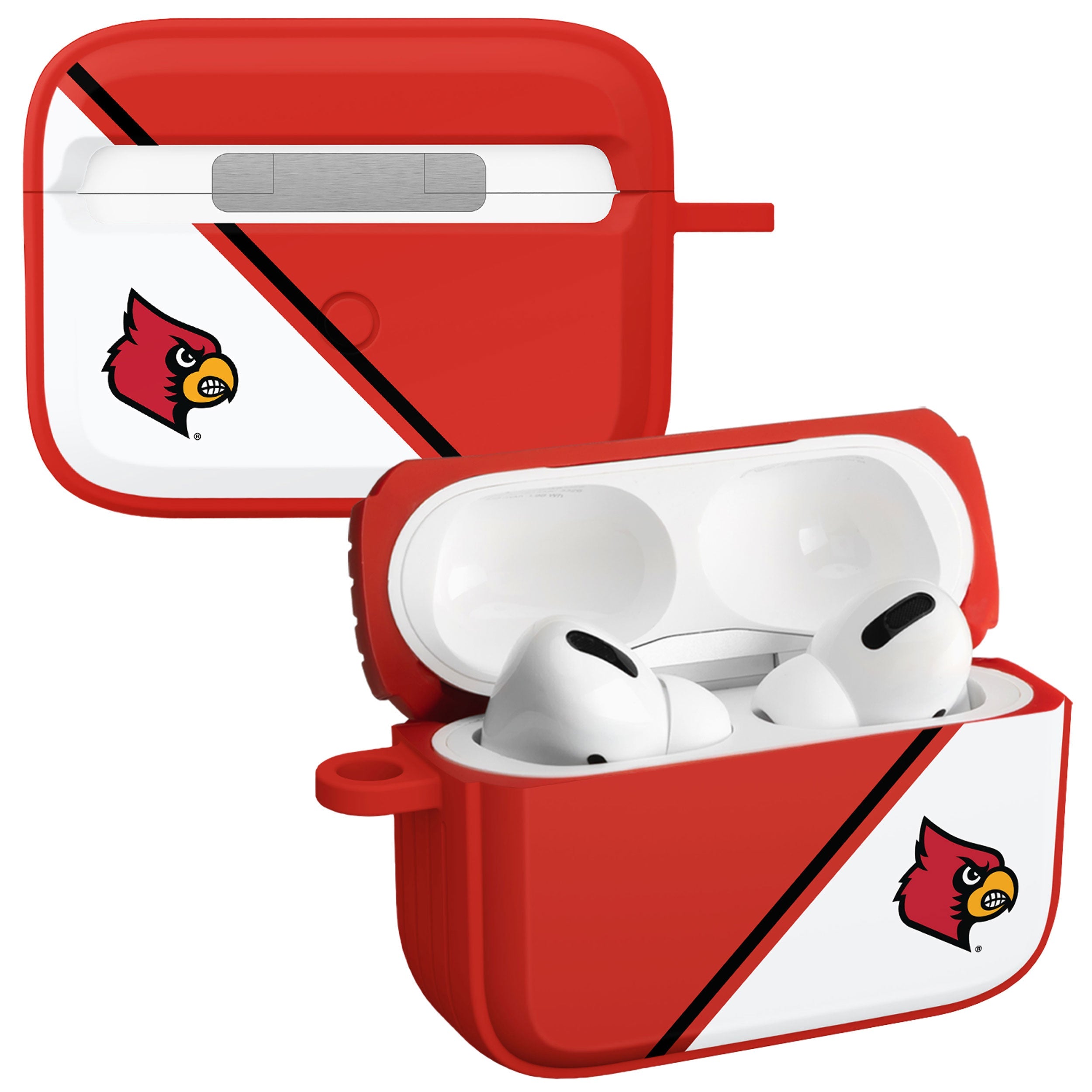 Louisville Cardinals HDX Champion Series Apple AirPods Pro 1 &amp;amp; 2 Case Cover