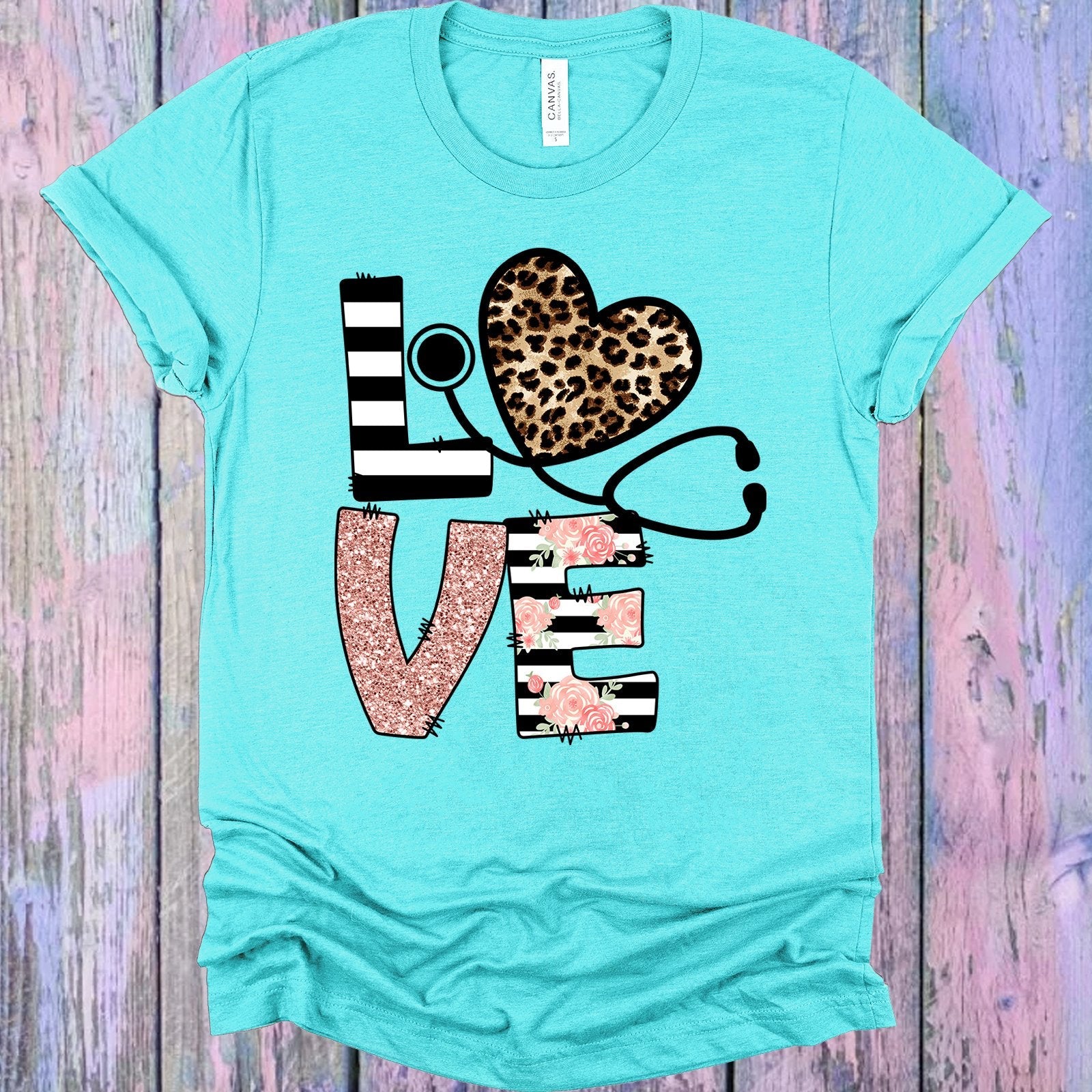Love Stethoscope Graphic Tee