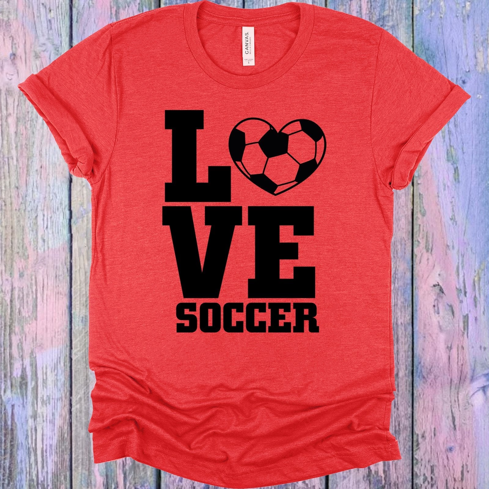 Love Soccer Graphic Tee