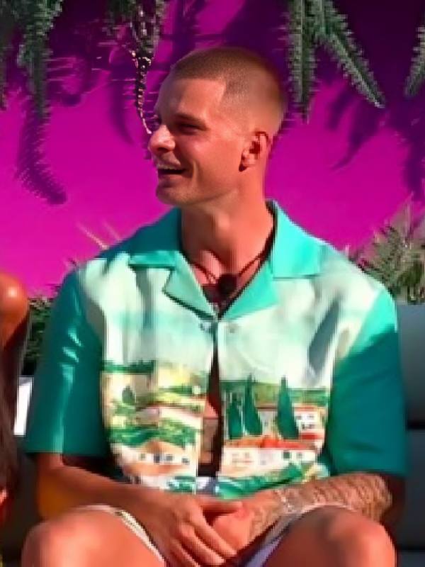 Love Island UK Boris Vidovic Landscape Printed Shirt
