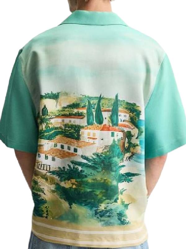 Love Island UK Boris Vidovic Landscape Printed Shirt
