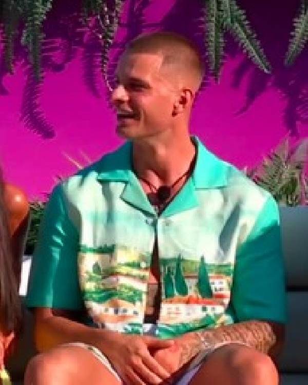 Love Island UK Boris Vidovic Printed Shirt