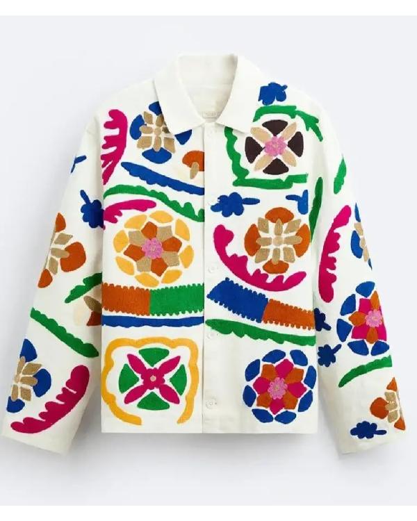 Love Island UK S11 Munveer Jabbal Printed Jacket