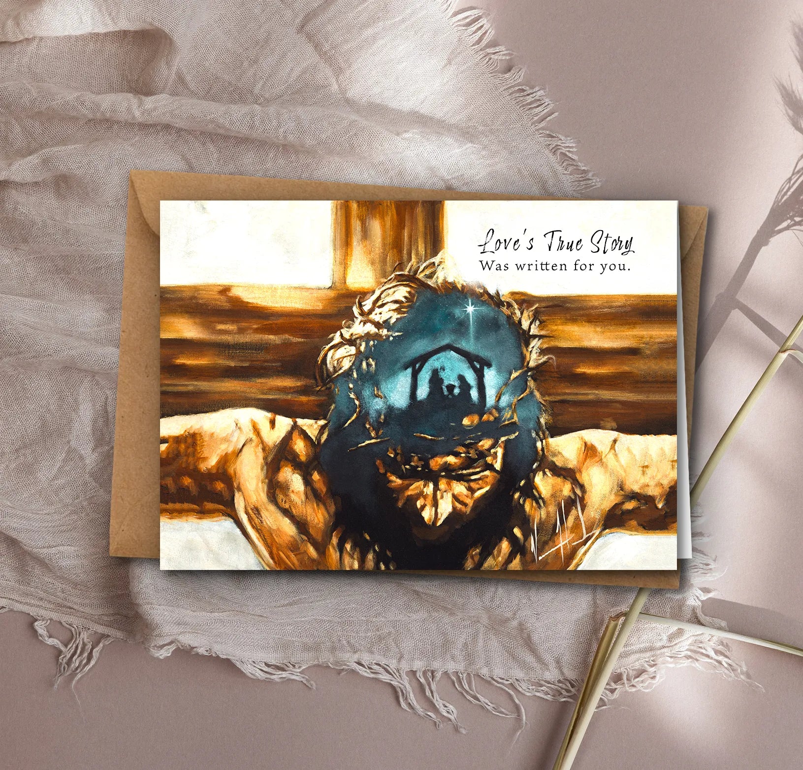 &amp;#39;Love&amp;#39;s True Story&amp;#39; Easter Greeting Card