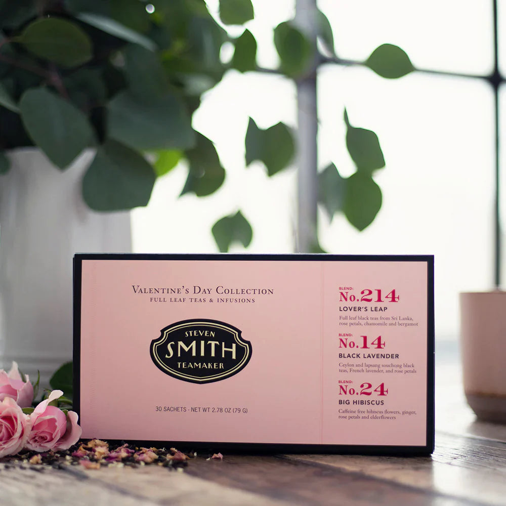 SMITH TEAMAKER - VALENTINE&amp;#39;S DAY ASSORTMENT BLACK TEA (30 TEA BAGS, 2.78 OZ)
