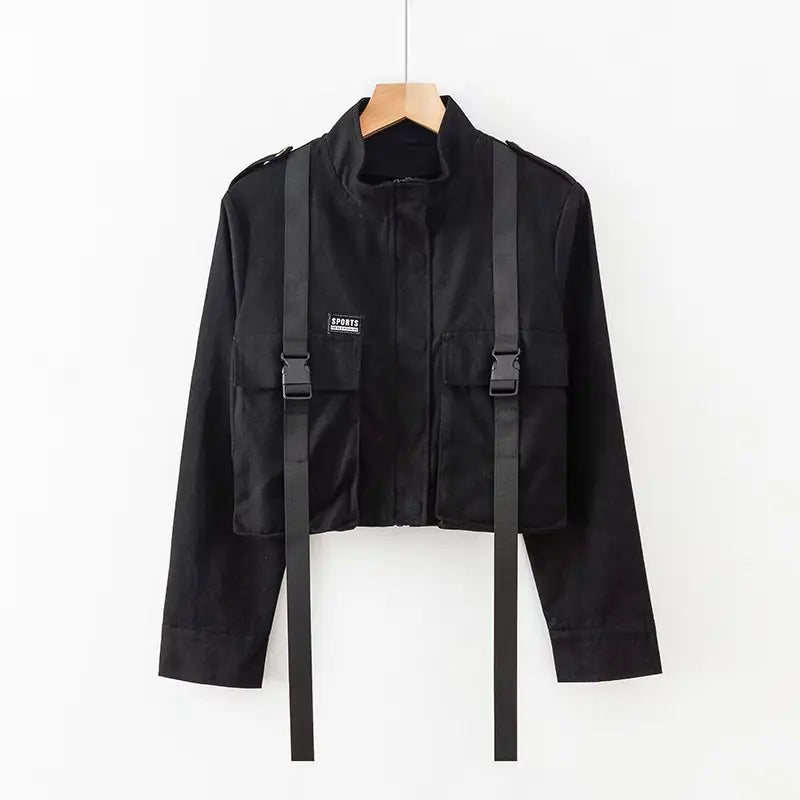Style Loft Collection Pikes Peak Cropped Utility Jacket