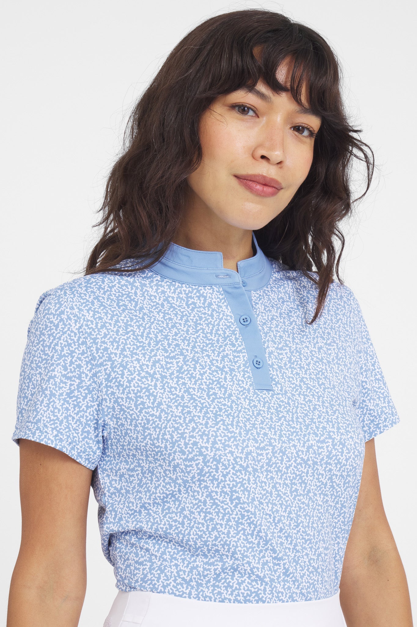 Women&amp;#39;s Catalyst Polo | Mantra Collar | Coral