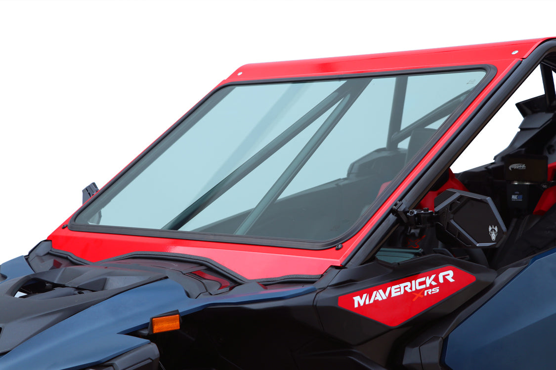 Can-Am Maverick R Glass Windshield | &amp;quot;SUPER SHORTY&amp;quot; &amp;amp; &amp;quot;BAJA SPEC&amp;quot;