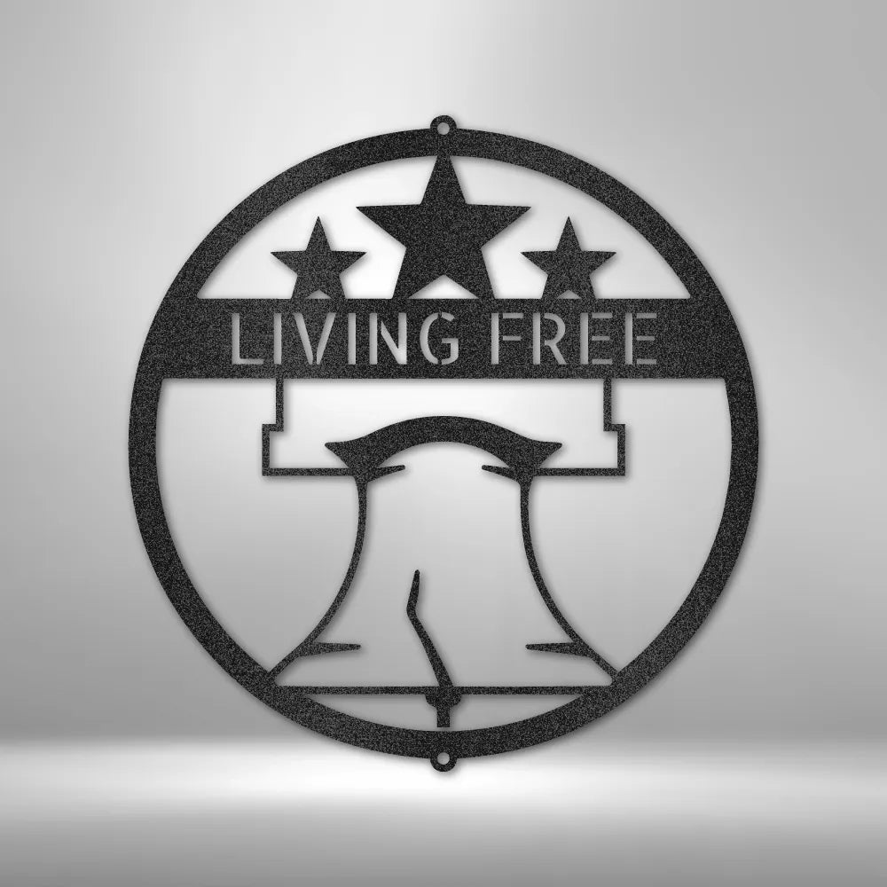 Liberty Bell Monogram - Custom Steel Sign