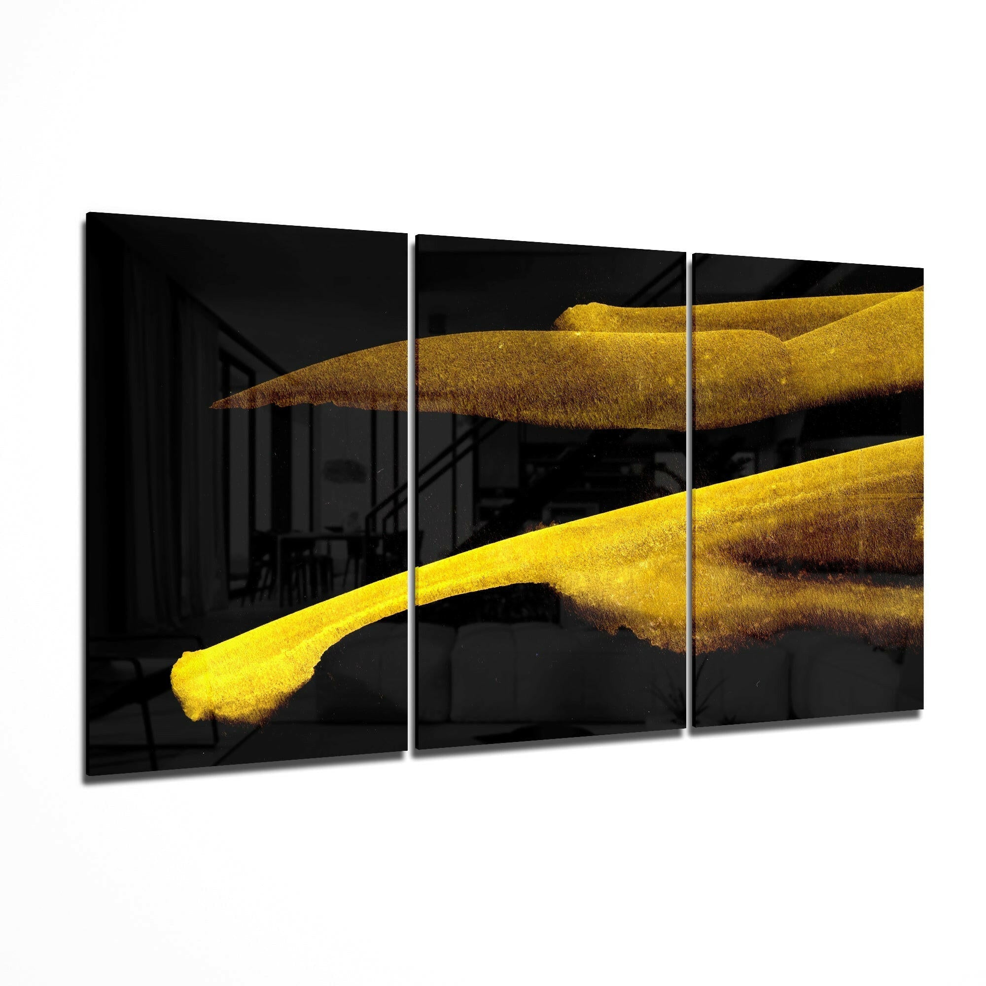 Yellow Touch Glass Art