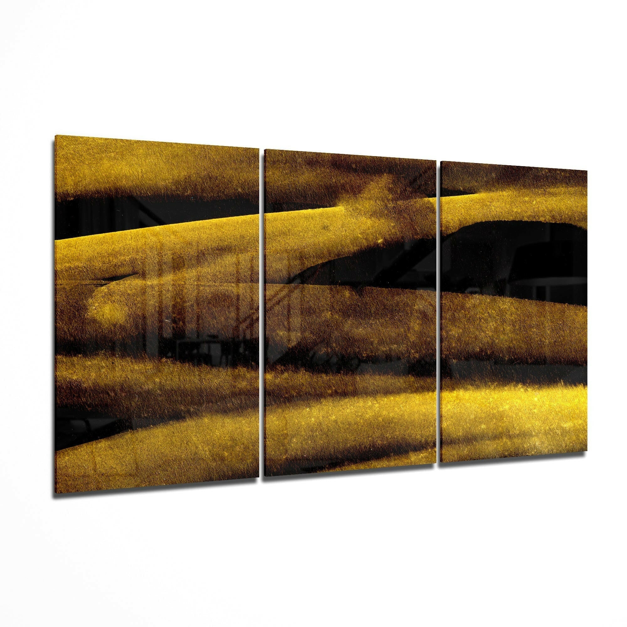 Yellow Touch Glass Art
