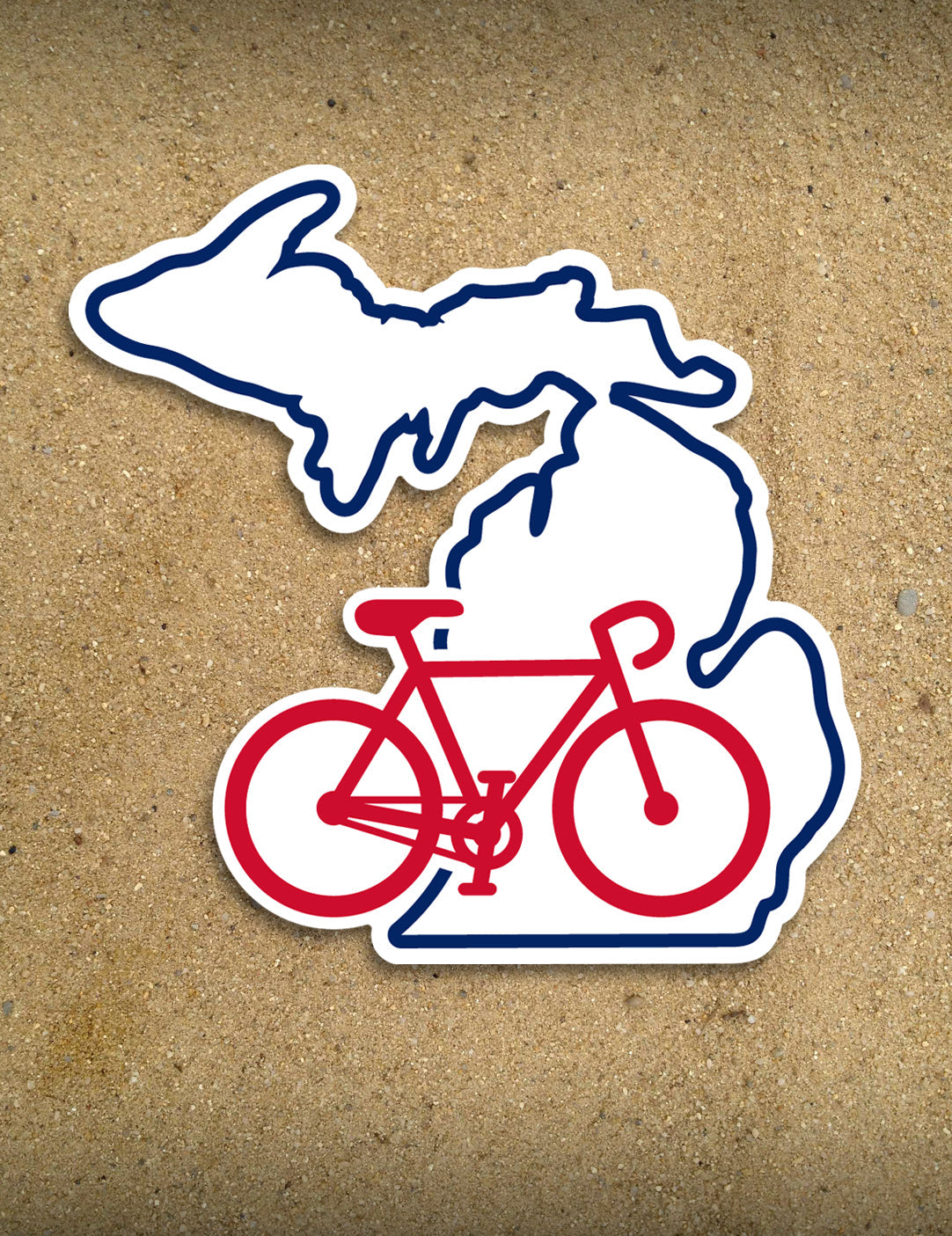 MI Ride - 4&amp;quot; Michigan Sticker
