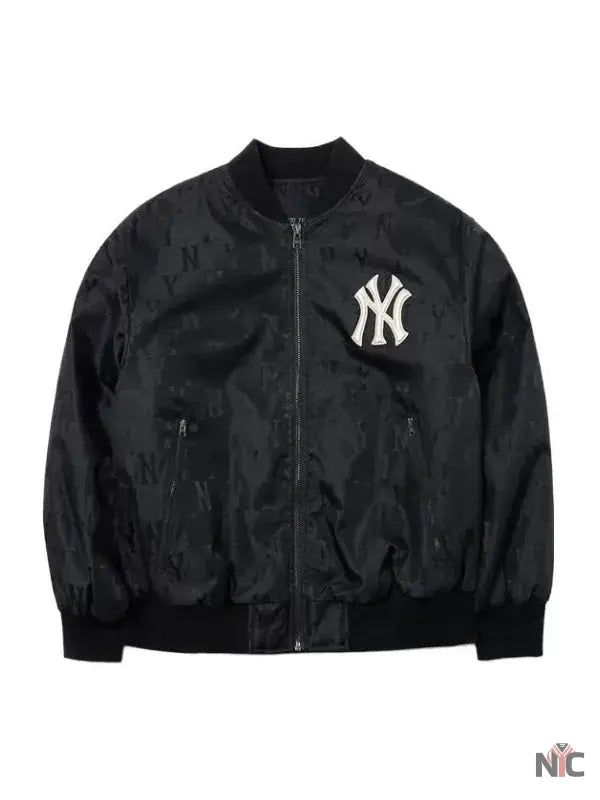 MLB New York Yankees Unisex Black Bomber Jacket
