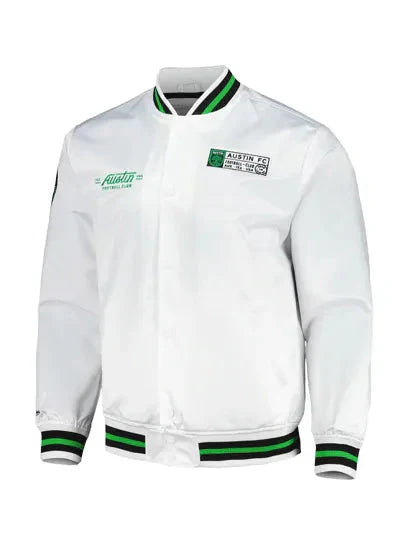 MLS 2025 Austin FC City Satin Varsity Jacket