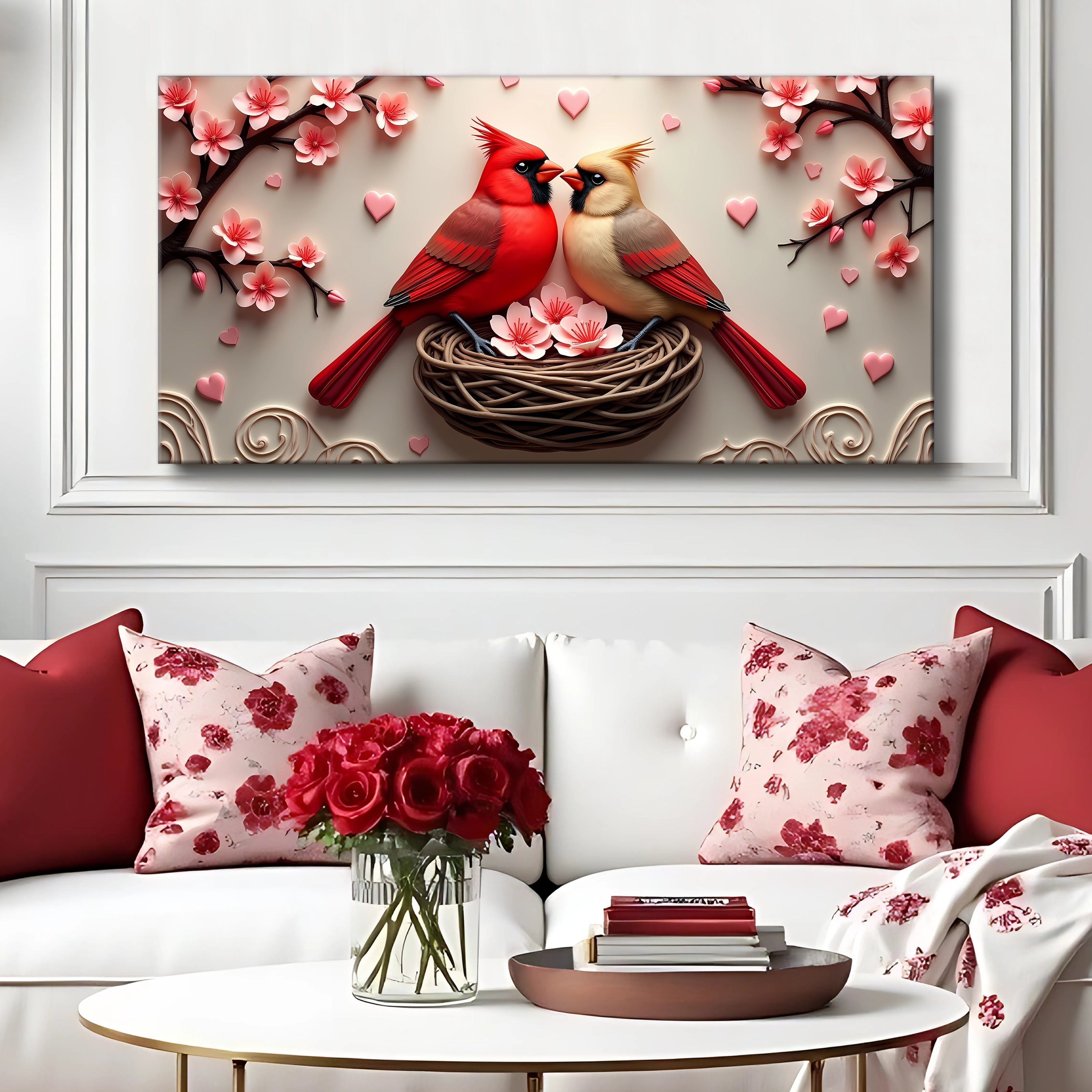 3D CARDINALS WALL ART VI