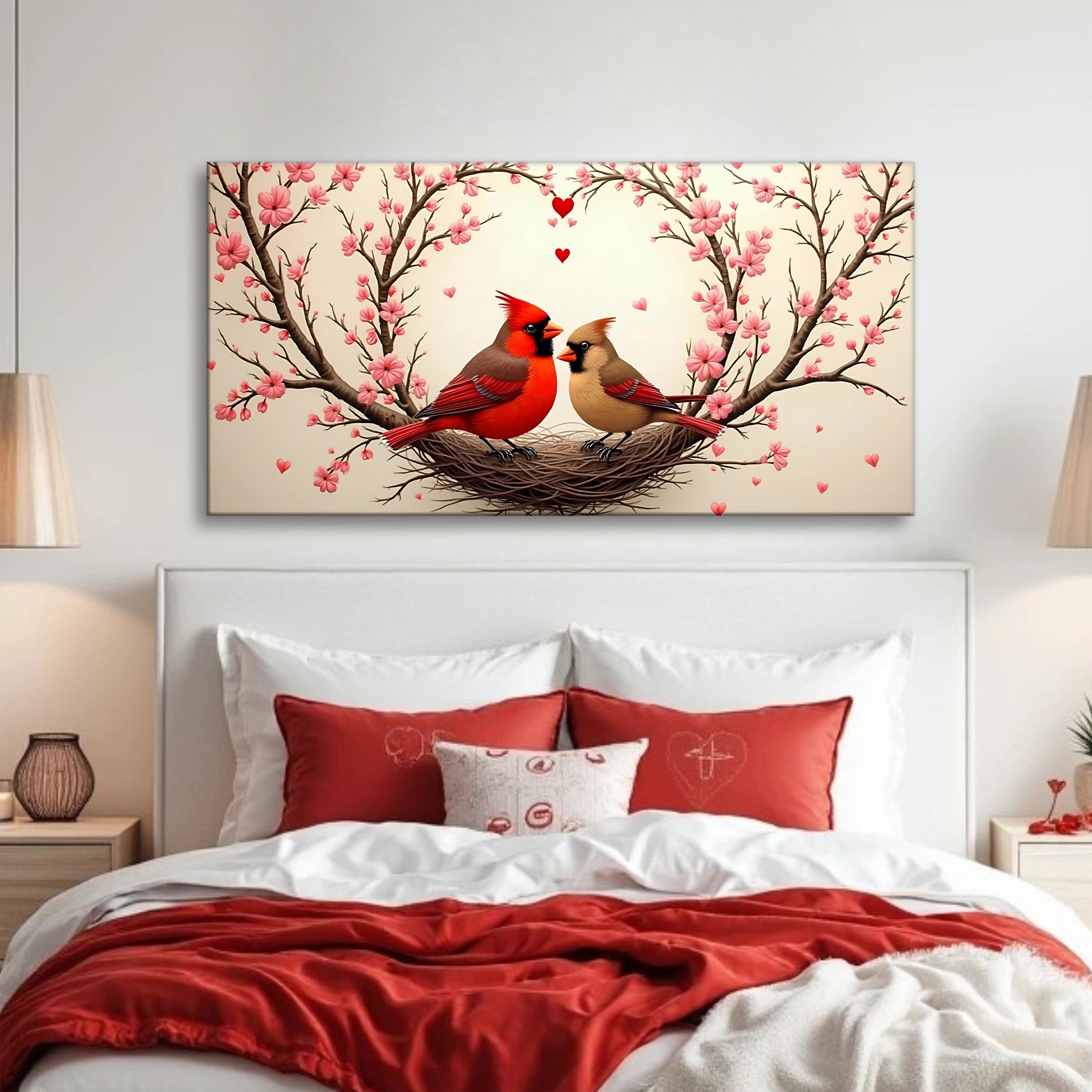 3D CARDINALS WALL ART II