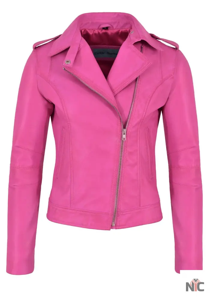 Margot Robbie Barbie Pink Leather Jacket