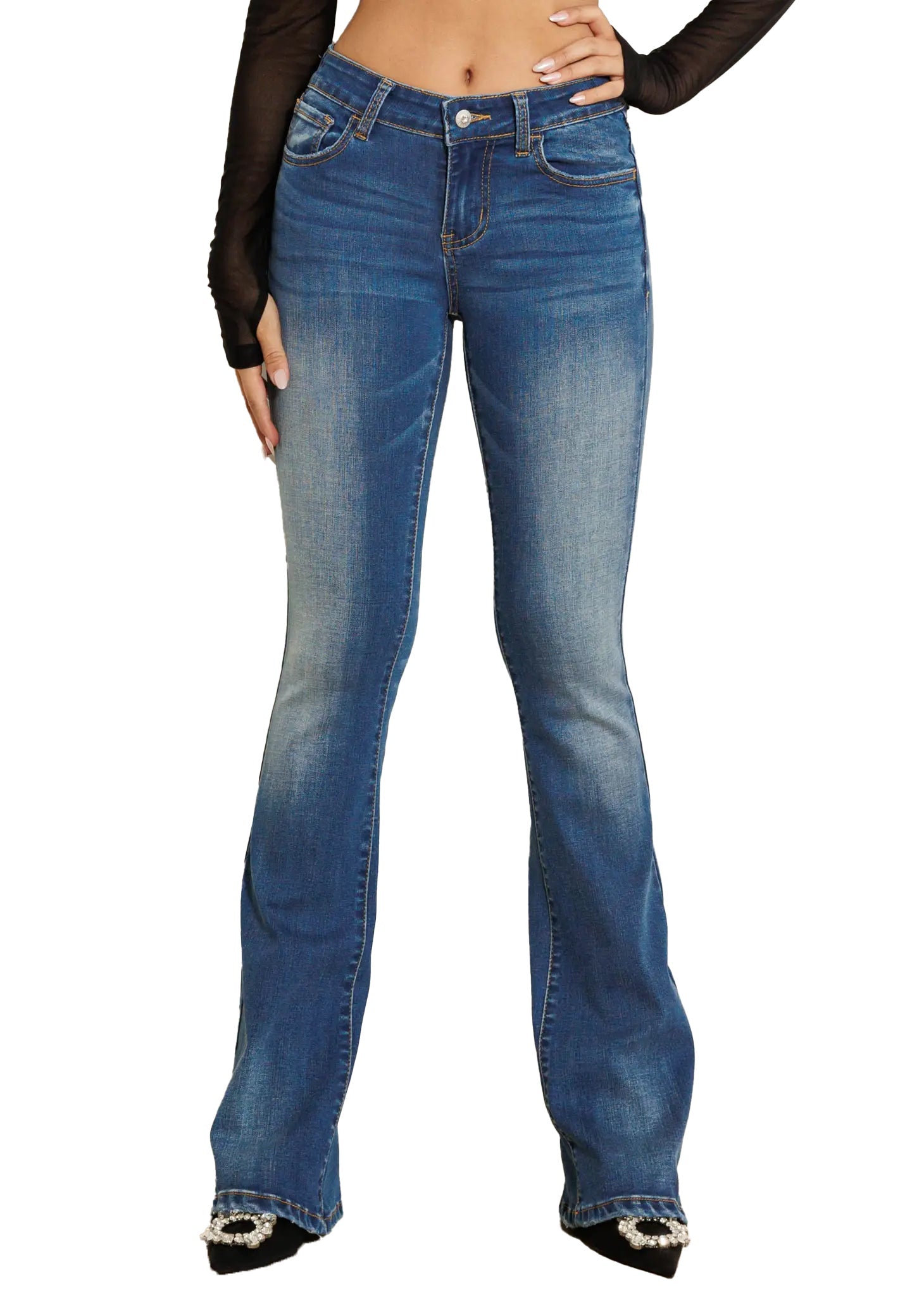 Maria Bootcut Jeans (33.5&amp;quot; inseam)