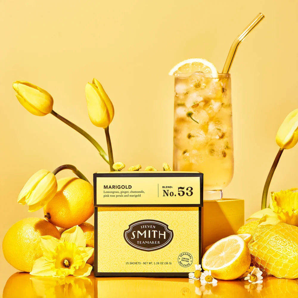 SMITH TEAMAKER - MARIGOLD SEASONAL HERBAL TEA BLEND NO. 53 (15 TEA BAGS, 1.26 OZ)