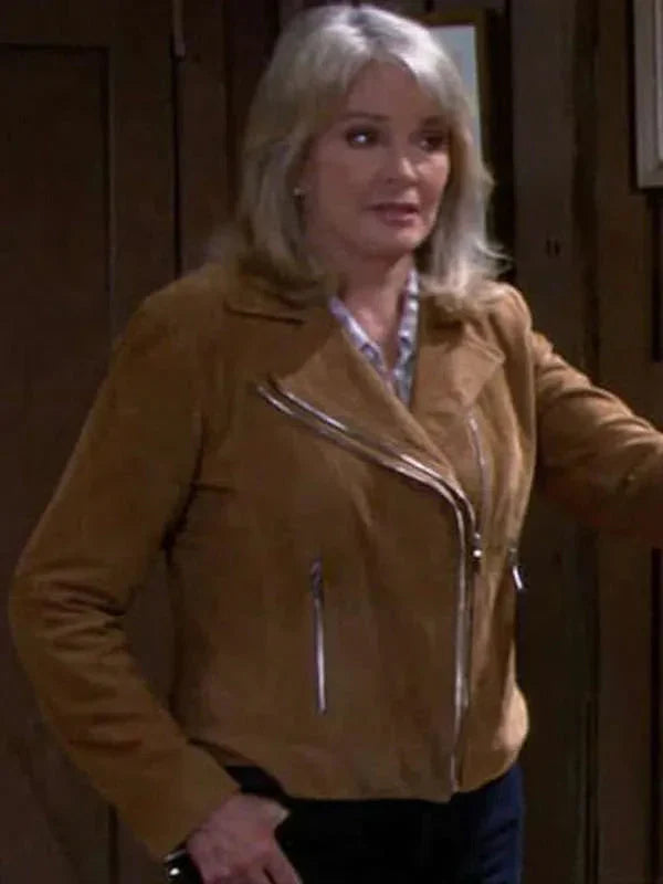 Marlena Evans Days of Our Lives Suede Leather Jacket