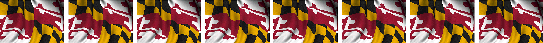 MARYLAND FLAG REFLECTIVE HELMET TRIM