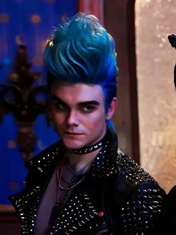 Descendants: The Rise of Red 2024 Hades Studded Leather Jacket