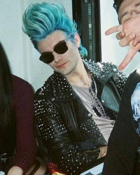 Descendants: The Rise of Red 2024 Hades Studded Leather Jacket