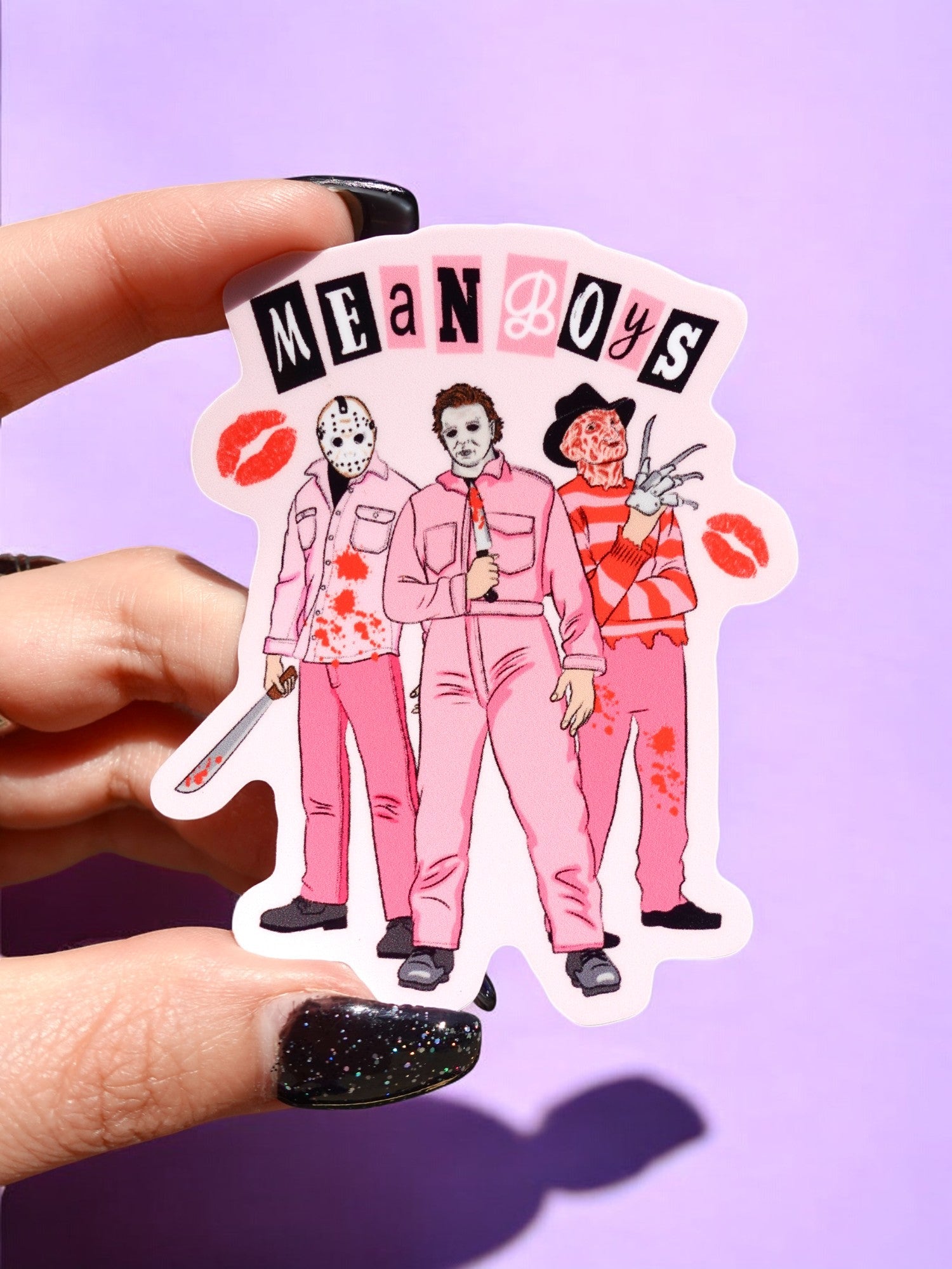 Mean Boys Horror Sticker