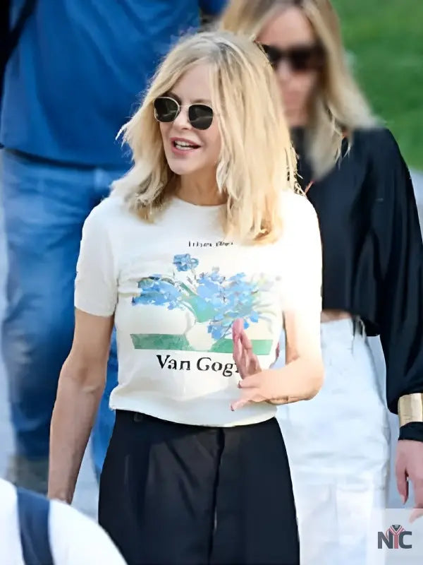 Meg Ryan Madrid 2025 White T-Shirt