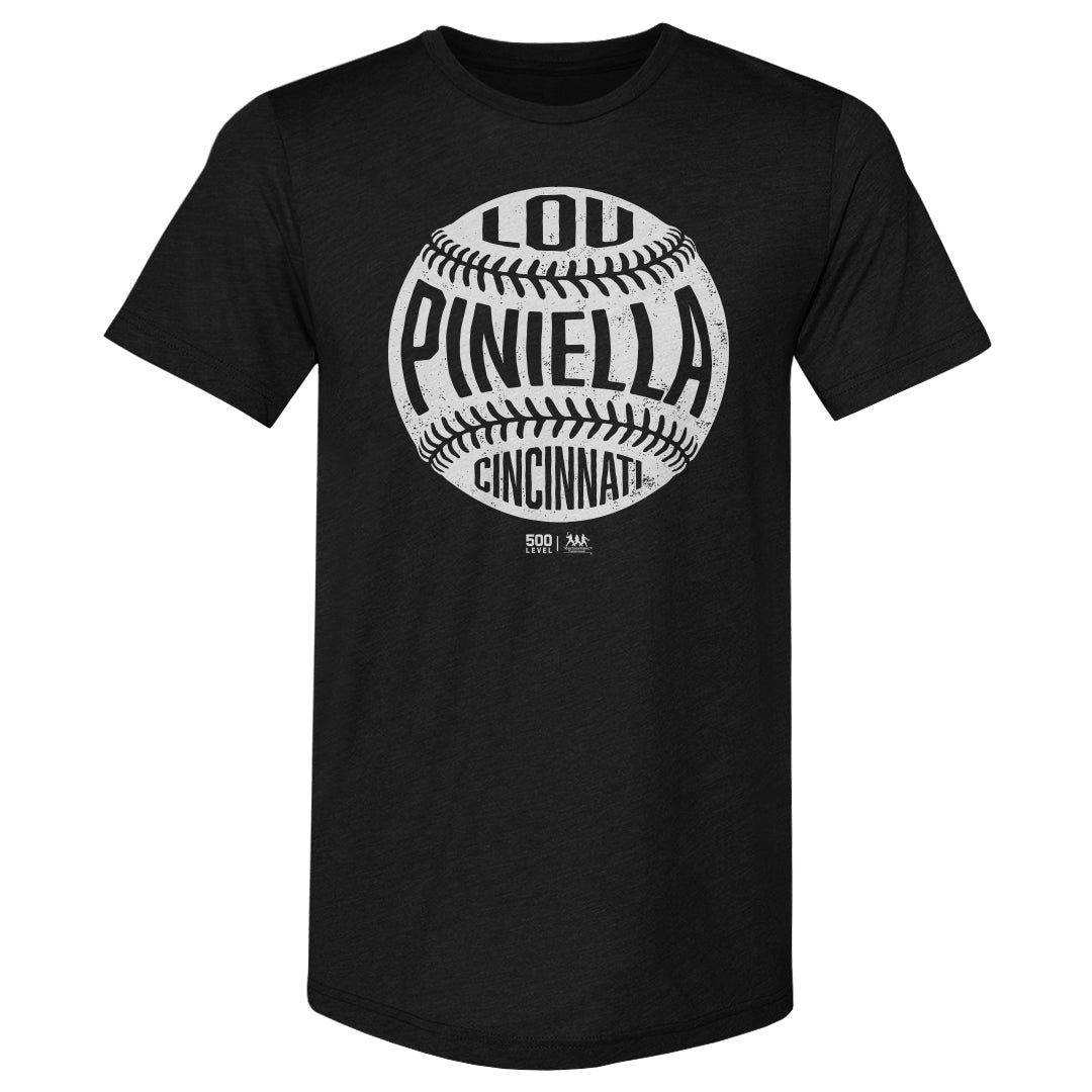Lou Piniella Cincinnati Vintage Baseball WHT
