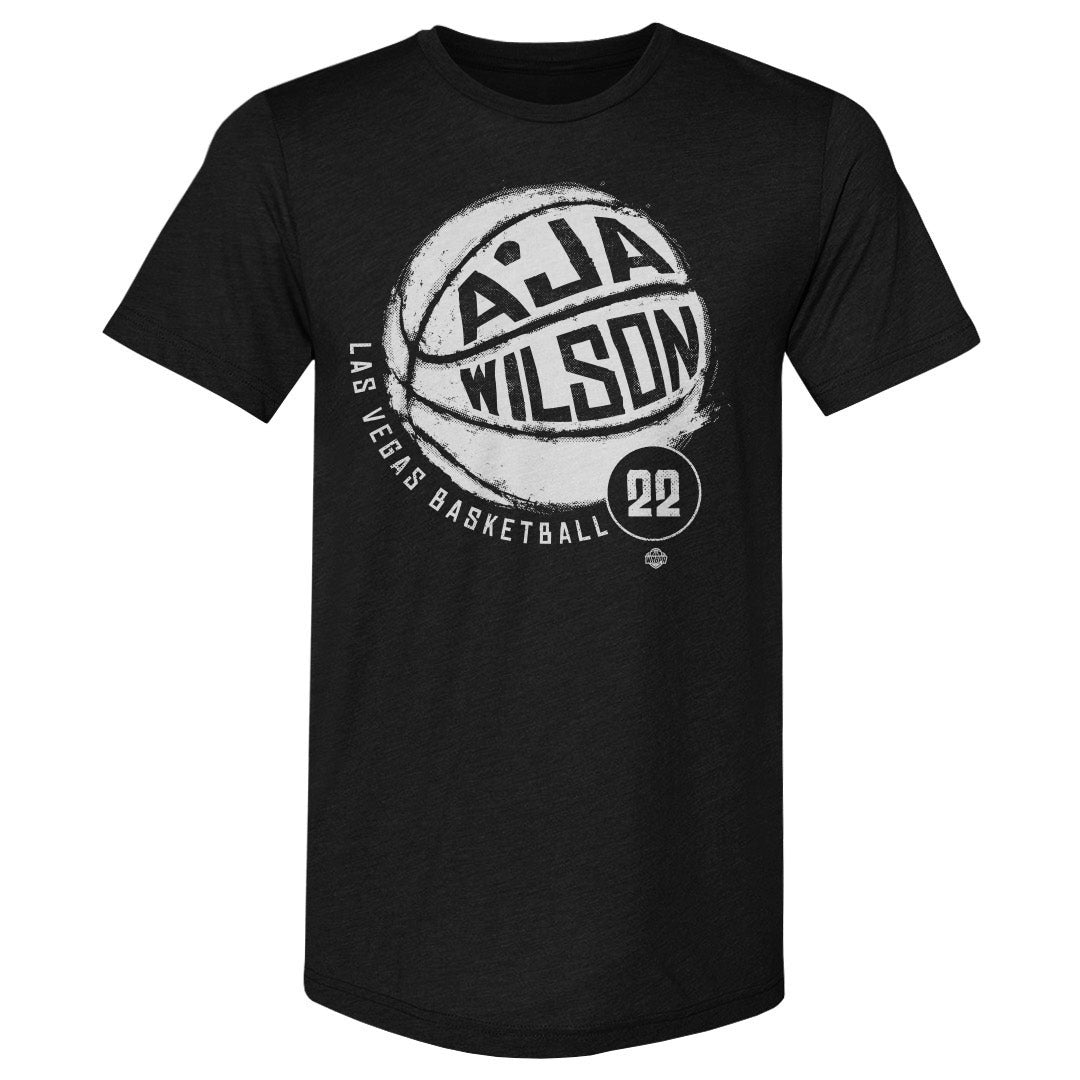 A&amp;#39;ja Wilson Las Vegas Basketball WHT