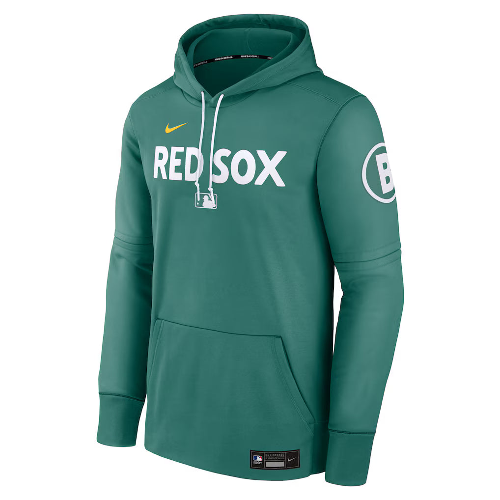 Men’s Boston Red Sox Nike Green 2025 Pullover Hoodie
