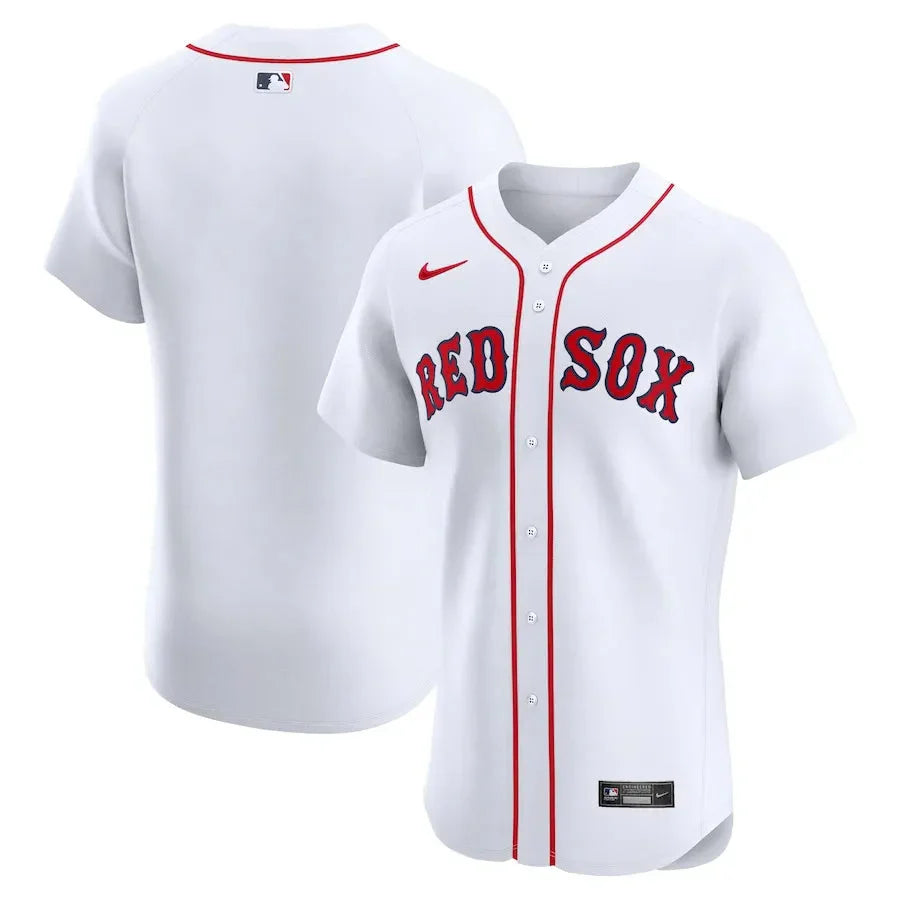 Men&#39;s Boston Red Sox Nike White Home Elite Jersey