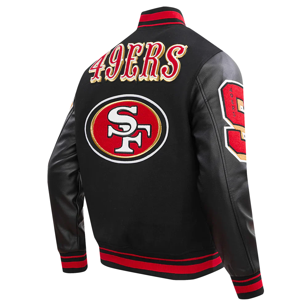 Men’s San Francisco 49ers Mashup Wool Varsity Jacket