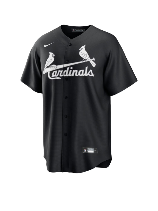 Men&amp;#39;s St. Louis Cardinals Nike Black Replica Jersey