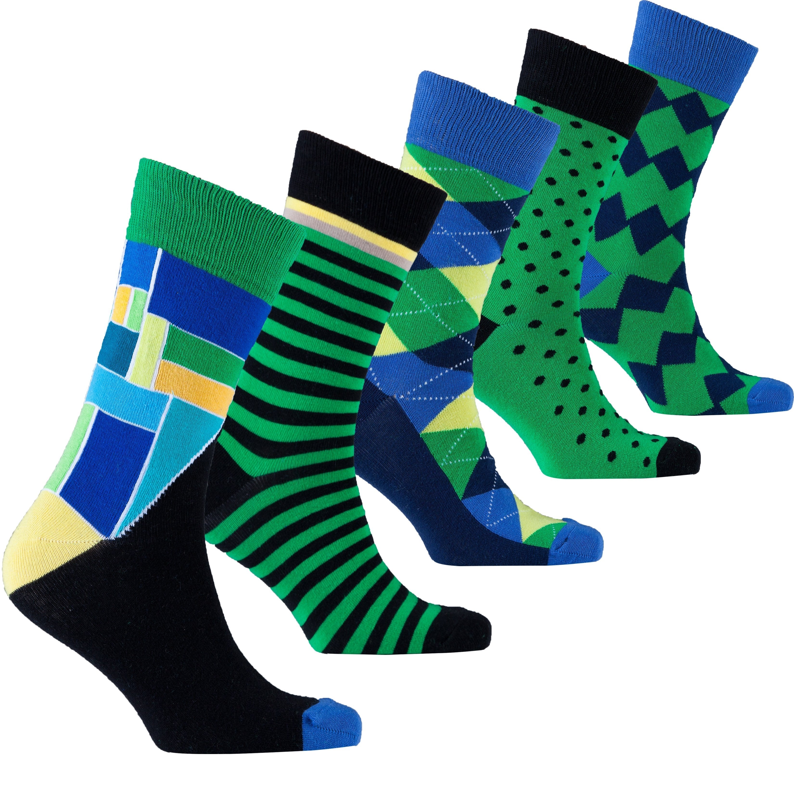 Men&amp;#39;s Emerald Mix Set Socks