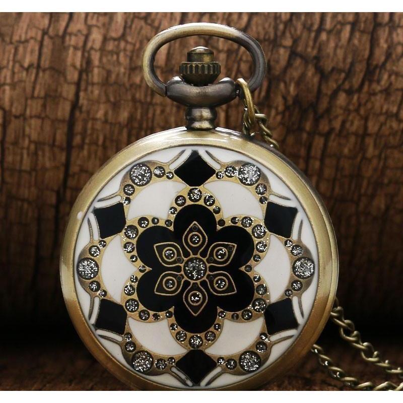 Men&amp;#39;s Flowery Pocket Watch